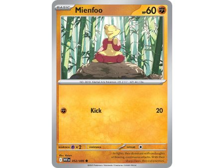 Mienfoo (Common/Reverse Holofoil) – SV10.5 White Flare | Carta POKEMON en México