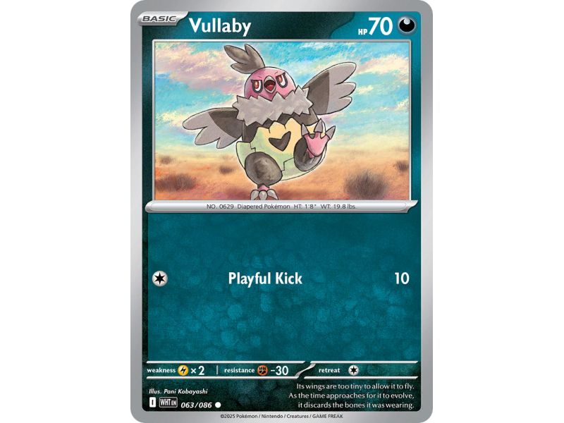 Vullaby (Common/Reverse Holofoil) – SV10.5 White Flare | Carta POKEMON en México