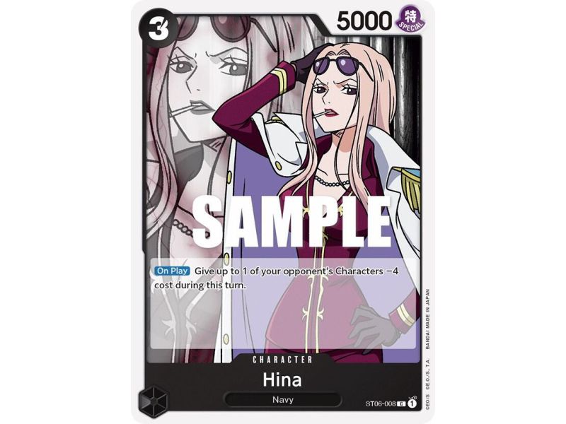 Hina (Common) – ONE PIECE DECKS | Carta ONE PIECE en México