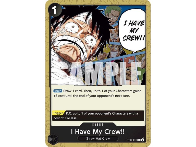 I Have My Crew!! (Common) – ONE PIECE DECKS | Carta ONE PIECE en México