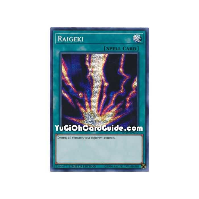 Raigeki (Prismatic Secret Rare) – Spirit Warriors | Carta YUGIOH en México