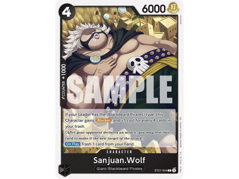 Sanjuan.Wolf (Common) – ONE PIECE DECKS | Carta ONE PIECE en México
