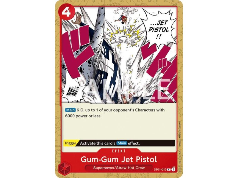 Gum-Gum Jet Pistol (Common) – ONE PIECE DECKS | Carta ONE PIECE en México