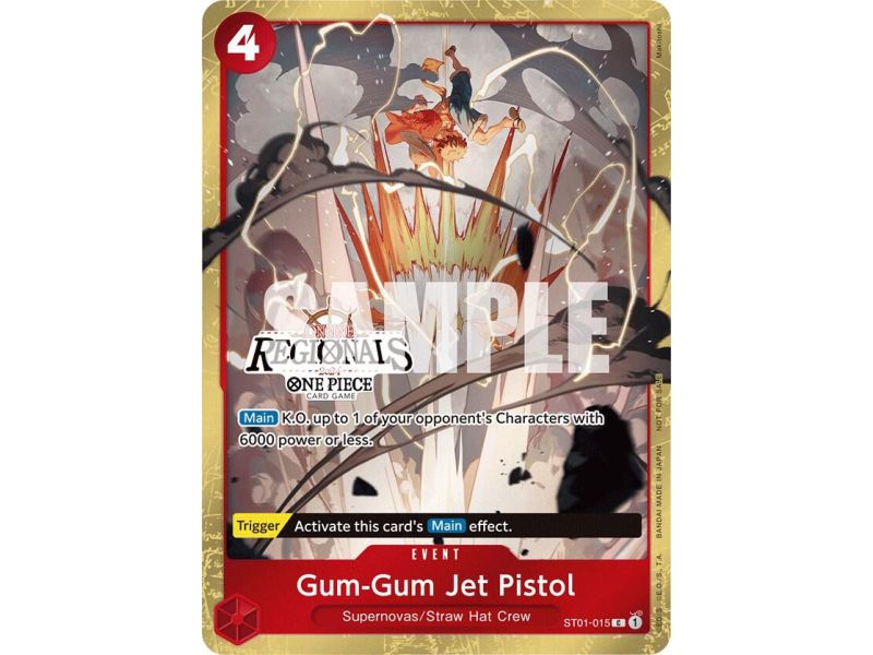 Gum-Gum Jet Pistol (Regionals) – ONE PIECE DECKS | Carta ONE PIECE en México