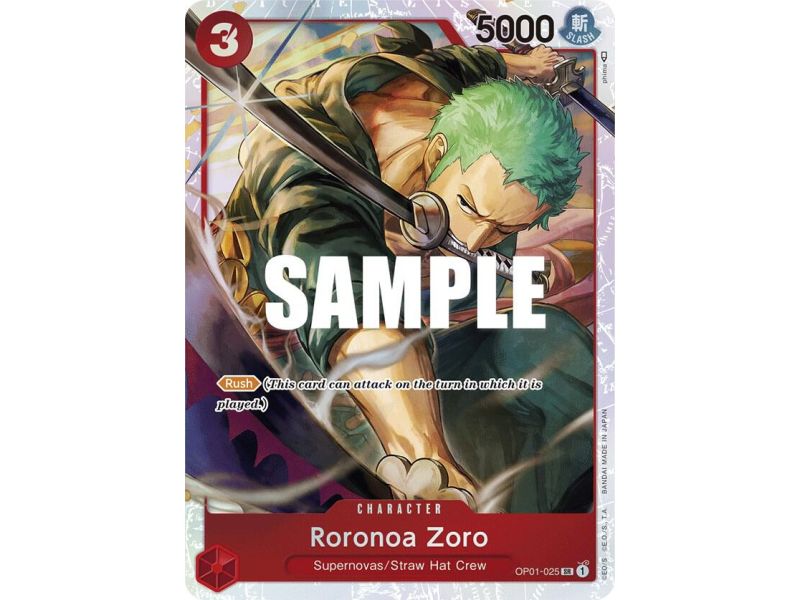Roronoa Zoro (Super Rare) (Ultra Deck: The Three Captains) – OP1 Romance Dawn | Carta ONE PIECE en México