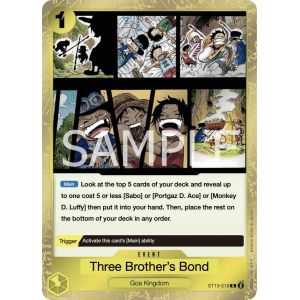 The Three Brothers' Bond (Pirate Foil) – ONE PIECE DECKS | Carta ONE PIECE en México