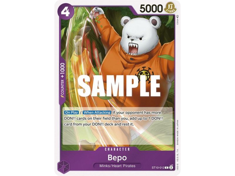Bepo (Common) – ONE PIECE DECKS | Carta ONE PIECE en México