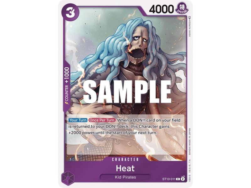 Heat (Common) – ONE PIECE DECKS | Carta ONE PIECE en México