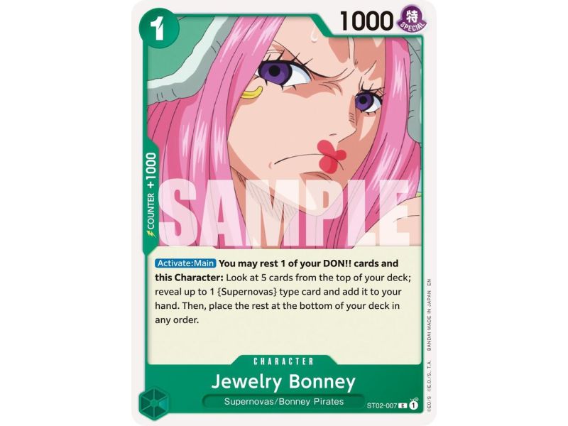 Jewelry Bonney (Common) – ONE PIECE DECKS | Carta ONE PIECE en México