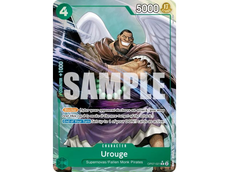 Urouge (PRB02)(Alternate Art) – OP7 500 Years in the Future | Carta ONE PIECE en México
