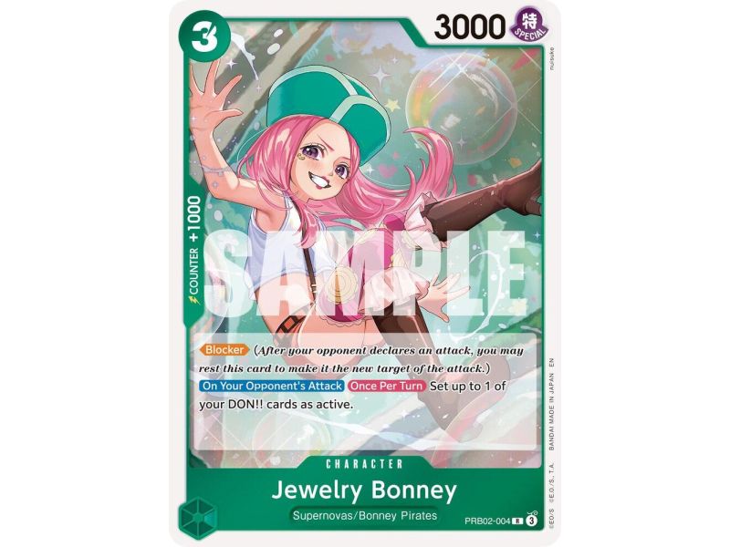 Jewelry Bonney (Rare) – PRB-02 Premium Booster Vol 2 | Carta ONE PIECE en México