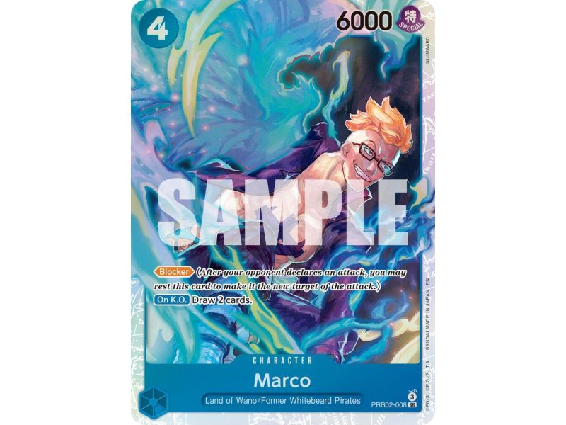 Marco (Super Rare) – PRB-02 Premium Booster Vol 2 | Carta ONE PIECE en México