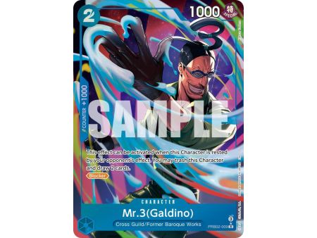 Mr.3 (Galdino) (Alternate Art) – PRB-02 Premium Booster Vol 2 | Carta ONE PIECE en México