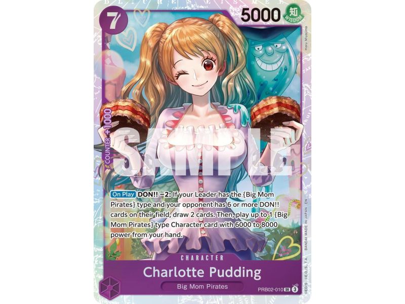 Charlotte Pudding (Super Rare) – PRB-02 Premium Booster Vol 2 | Carta ONE PIECE en México