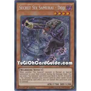 Secret Six Samurai - Doji (Secret Rare) – Spirit Warriors | Carta YUGIOH en México