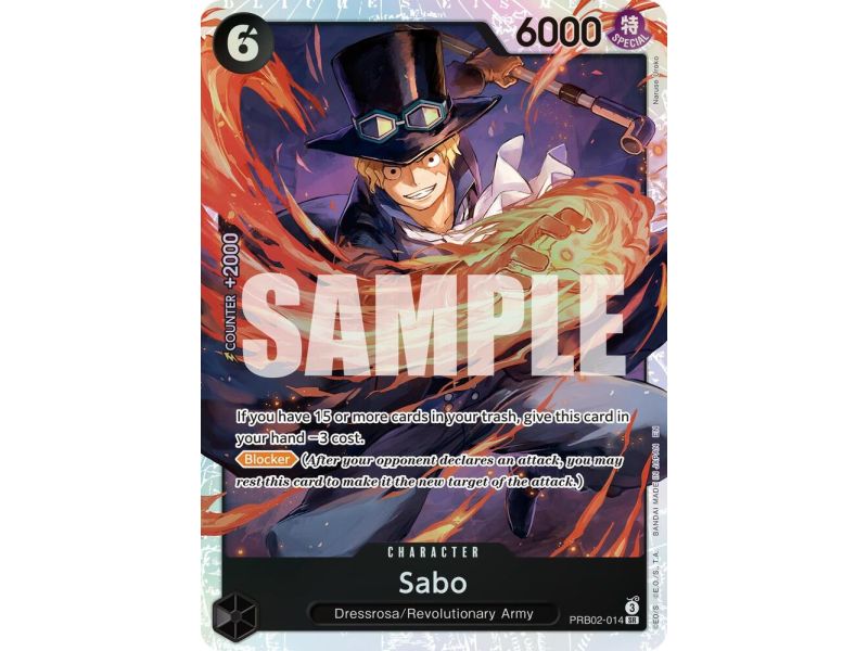 Sabo (Super Rare) – PRB-02 Premium Booster Vol 2 | Carta ONE PIECE en México