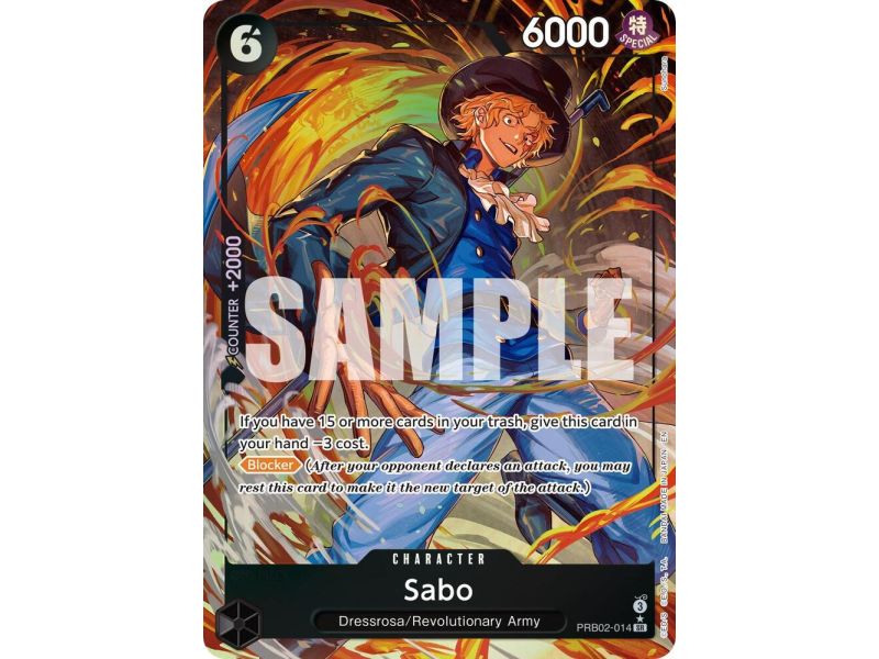 Sabo (Alternate Art) – PRB-02 Premium Booster Vol 2 | Carta ONE PIECE en México