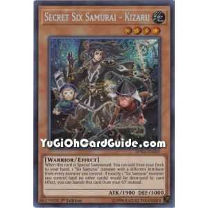 Secret Six Samurai - Kizaru (Secret Rare) – Spirit Warriors | Carta YUGIOH en México