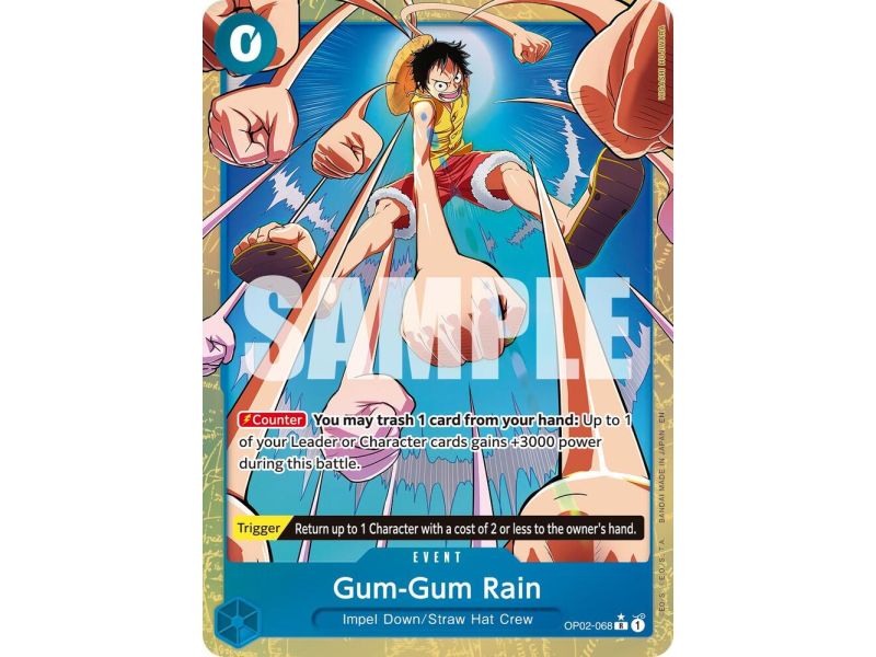 Gum-Gum Rain (Alternate Art) (PRB-02) – PRB-02 Premium Booster Vol 2 | Carta ONE PIECE en México