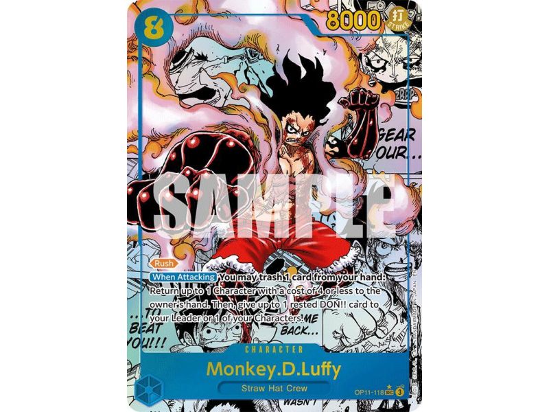 Monkey.D.Luffy (Manga) – OP11 A Fist of Divine Speed | Carta ONE PIECE en México