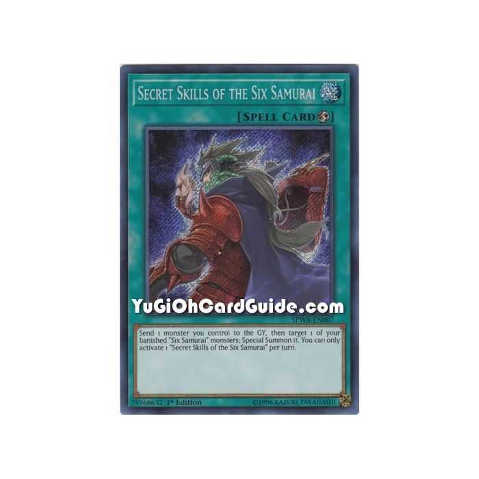 Secret Skills of the Six Samurai (Secret Rare) – Spirit Warriors | Carta YUGIOH en México