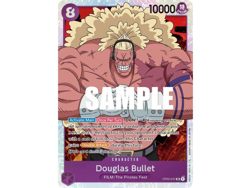 Douglas Bullet (Super Rare) – ONE PIECE DECKS | Carta ONE PIECE en México
