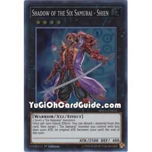 Shadow of the Six Samurai - Shien (Super Rare) – Spirit Warriors | Carta YUGIOH en México