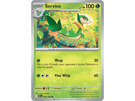 Servine (Common) – Black Bolt SV10.5 | Carta POKEMON en México