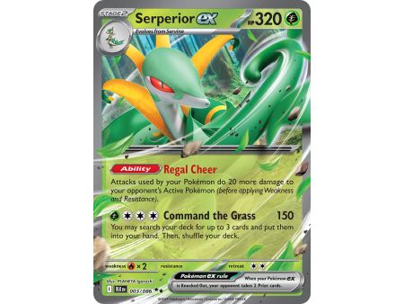 Serperior ex (Double Rare) – Black Bolt SV10.5 | Carta POKEMON en México