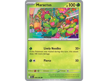 Maractus (Common) – Black Bolt SV10.5 | Carta POKEMON en México