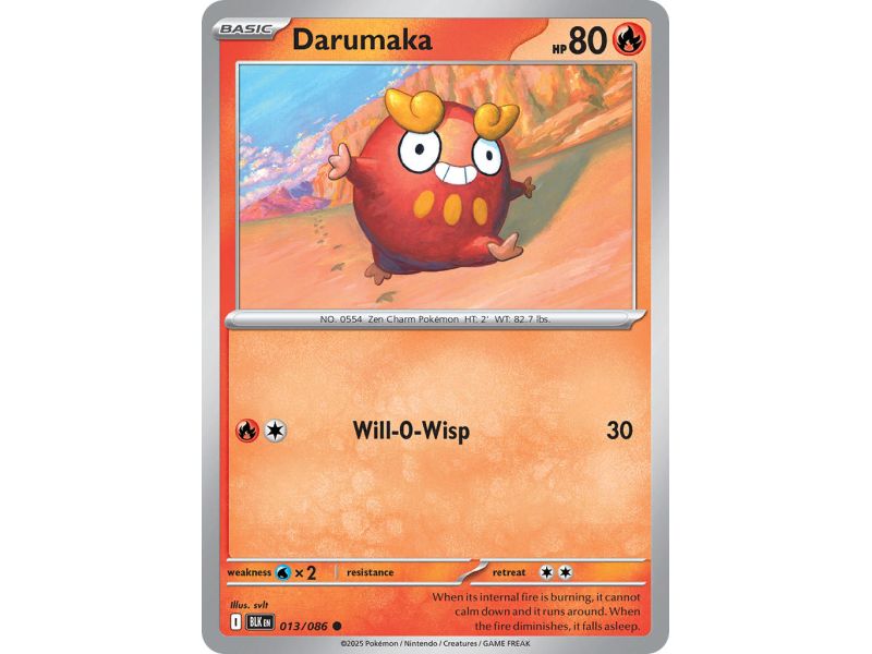 Darumaka (Common) – Black Bolt SV10.5 | Carta POKEMON en México