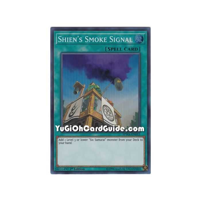 Shien's Smoke Signal (Super Rare) – Spirit Warriors | Carta YUGIOH en México