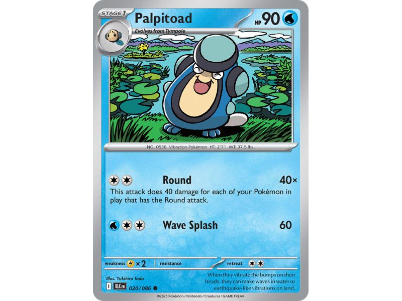 Palpitoad (Common) – Black Bolt SV10.5 | Carta POKEMON en México