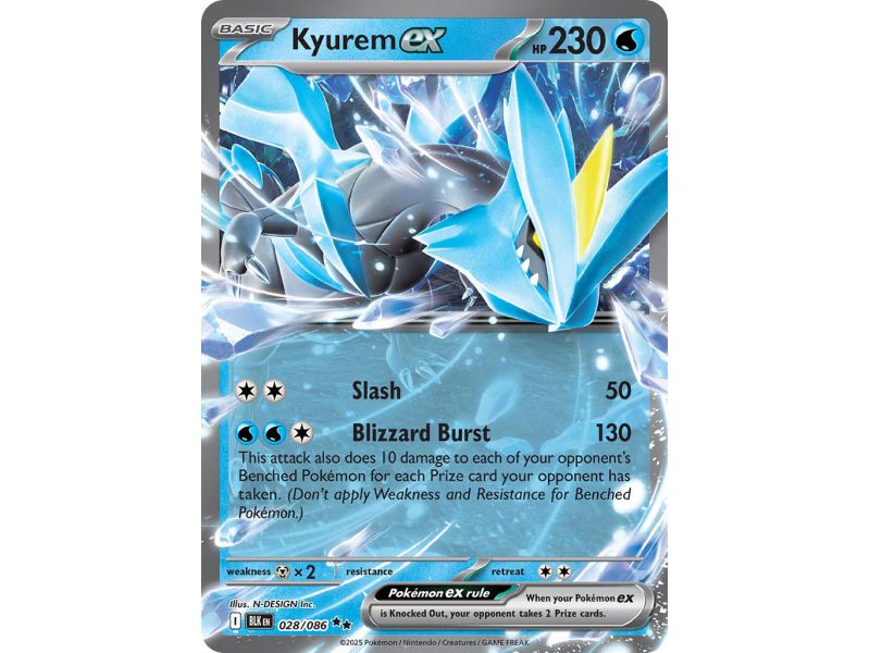 Kyurem ex (Double Rare) – Black Bolt SV10.5 | Carta POKEMON en México