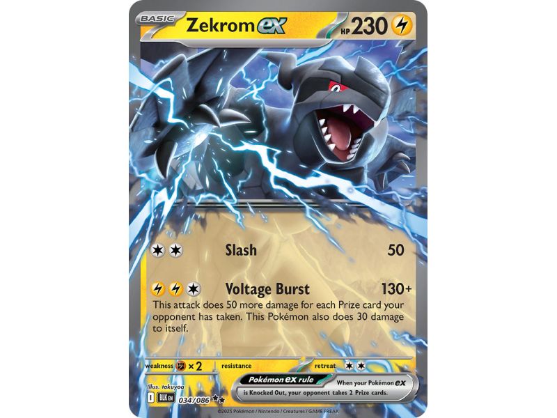 Zekrom ex (Double Rare) – Black Bolt SV10.5 | Carta POKEMON en México