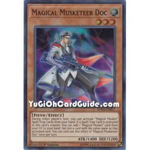 Magical Musketeer Doc (Super Rare) – Spirit Warriors | Carta YUGIOH en México