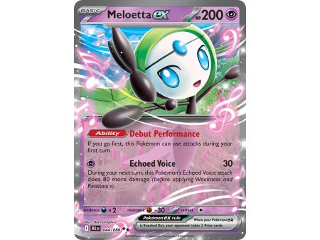 Meloetta ex (Double Rare) – Black Bolt SV10.5 | Carta POKEMON en México