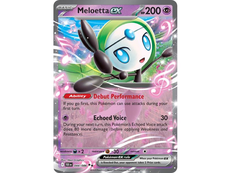 Meloetta ex (Double Rare) – Black Bolt SV10.5 | Carta POKEMON en México