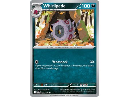 Whirlipede (Common) – Black Bolt SV10.5 | Carta POKEMON en México