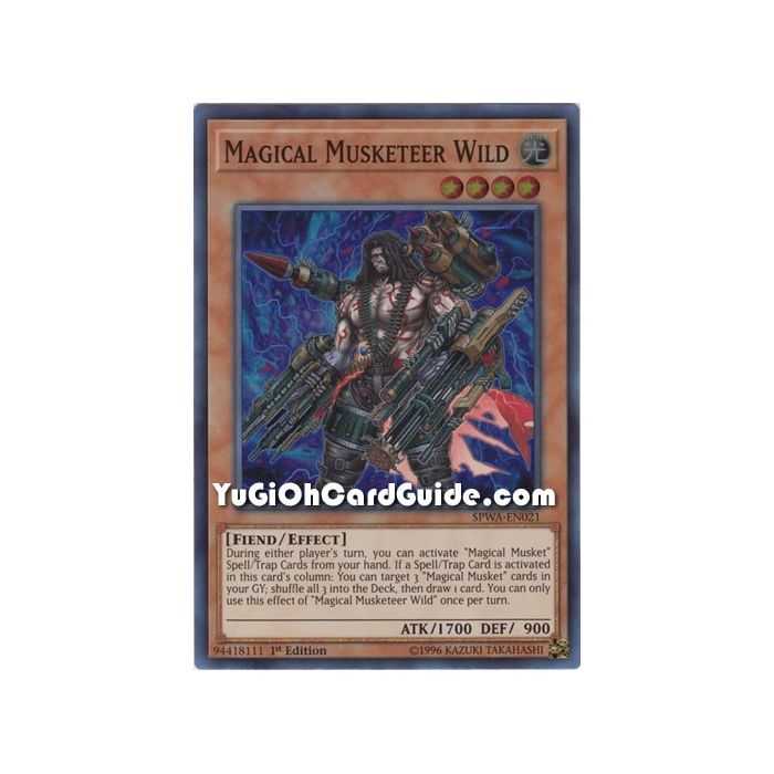 Magical Musketeer Wild (Super Rare) – Spirit Warriors | Carta YUGIOH en México