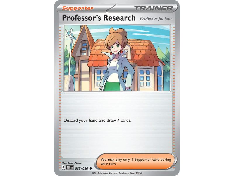 Professor's Research (Professor Juniper) (Uncommon) – Black Bolt SV10.5 | Carta POKEMON en México