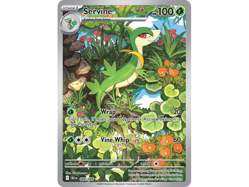 Servine (Illustration Rare) – Black Bolt SV10.5 | Carta POKEMON en México