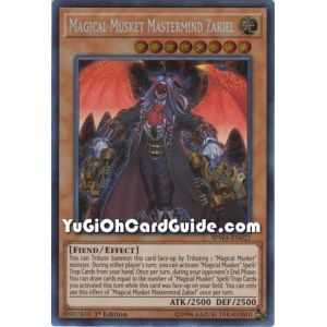 Magical Musket Mastermind Zakiel (Super Rare) – Spirit Warriors | Carta YUGIOH en México