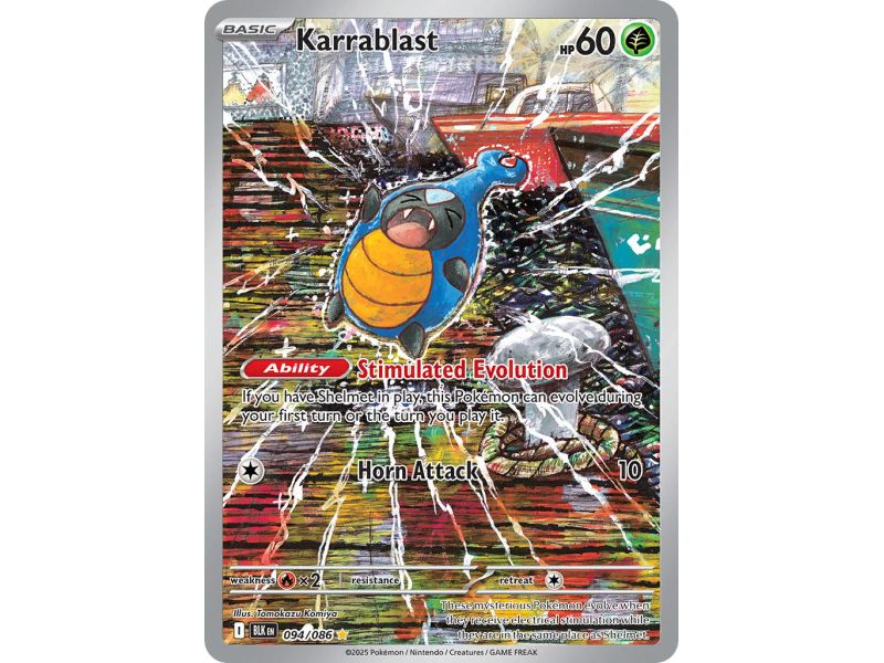 Karrablast (Illustration Rare) – Black Bolt SV10.5 | Carta POKEMON en México