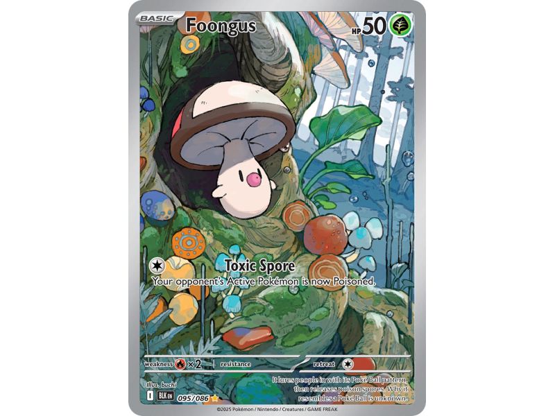 Foongus (Illustration Rare) – Black Bolt SV10.5 | Carta POKEMON en México