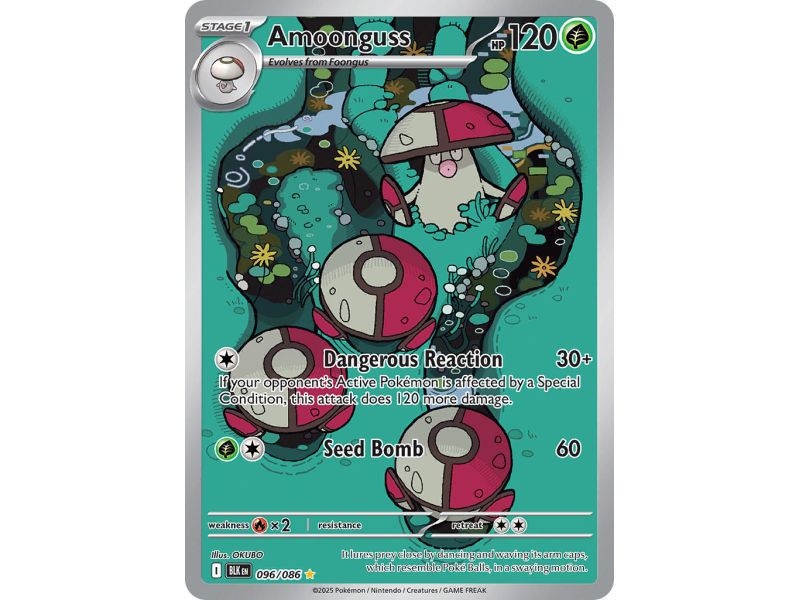 Amoonguss (Illustration Rare) – Black Bolt SV10.5 | Carta POKEMON en México