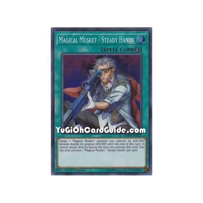 Magical Musket - Steady Hands (Super Rare) – Spirit Warriors | Carta YUGIOH en México