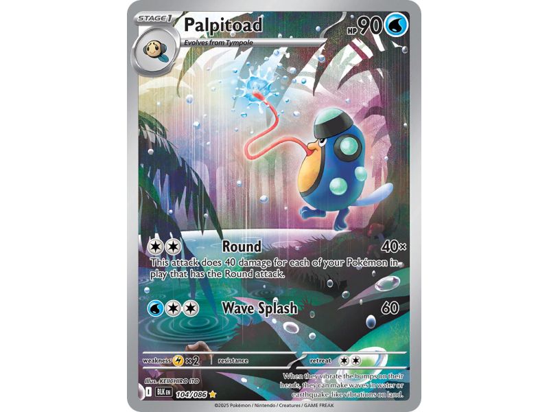 Palpitoad (Illustration Rare) – Black Bolt SV10.5 | Carta POKEMON en México