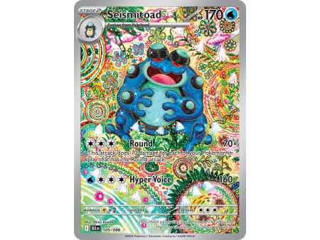 Seismitoad (Illustration Rare) – Black Bolt SV10.5 | Carta POKEMON en México