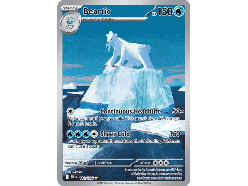 Beartic (Illustration Rare) – Black Bolt SV10.5 | Carta POKEMON en México